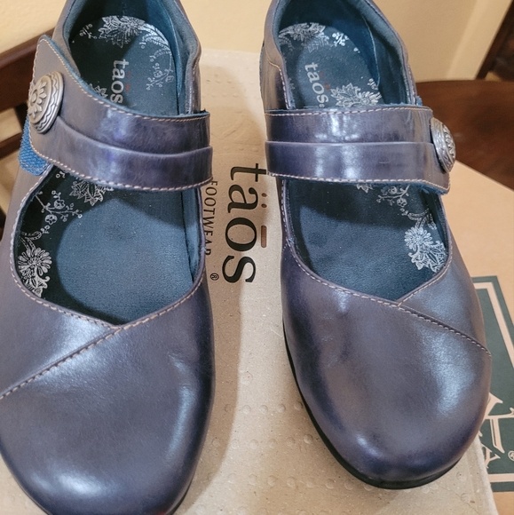Taos majesty  leather shoes teal - Picture 1 of 10